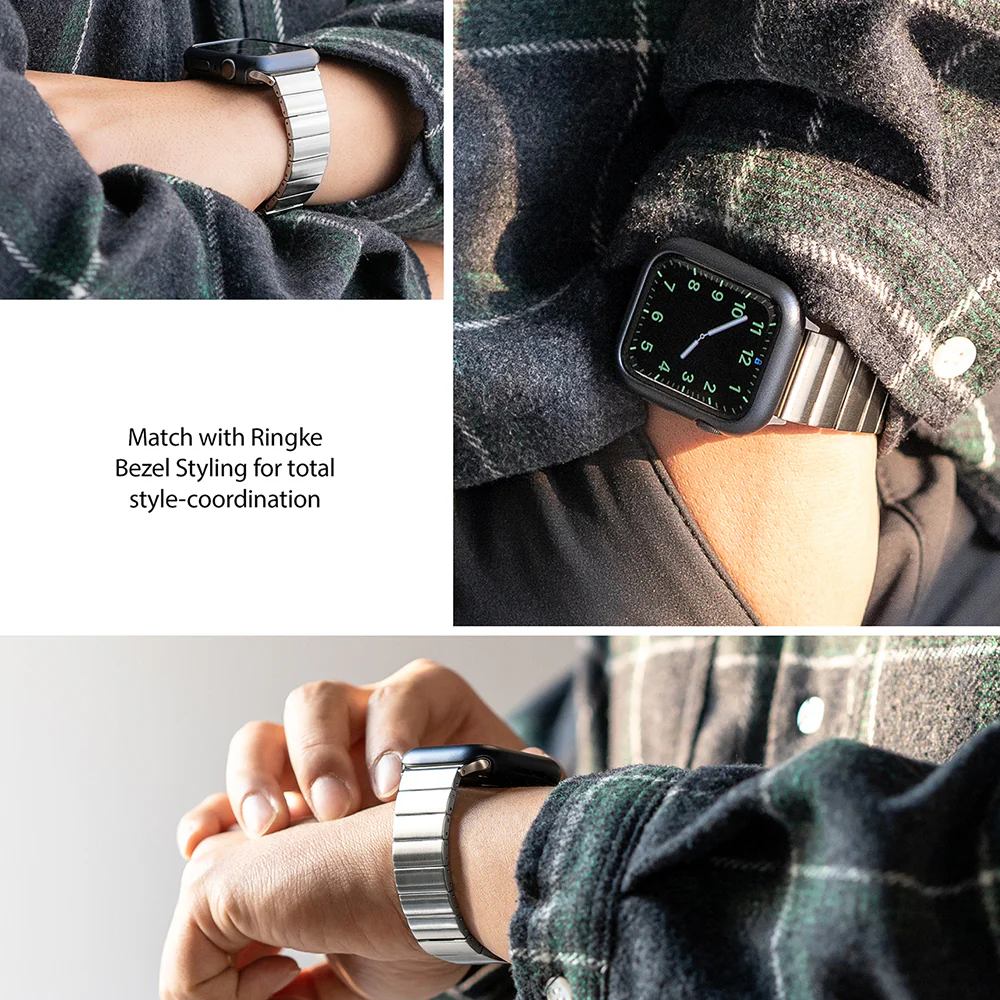 Apple Watch 49·46·45·44·42 mm | Metal One Band α - Silver - Image 8