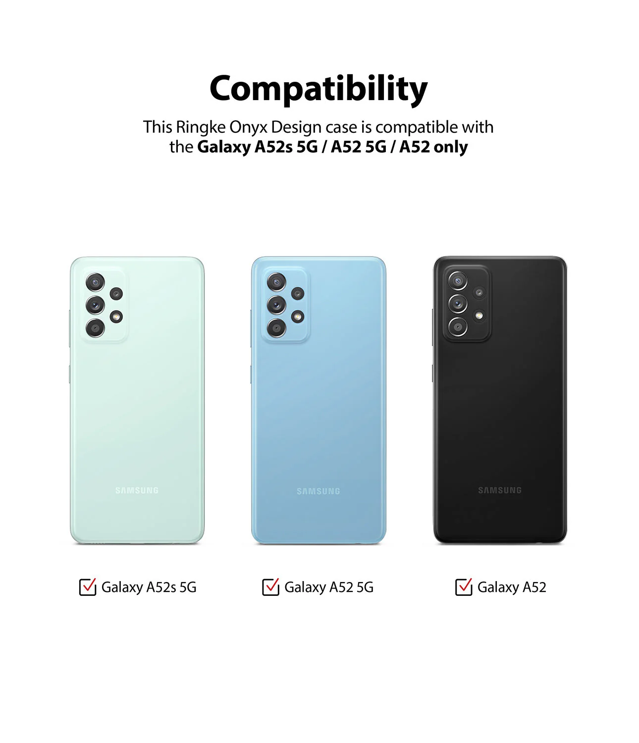 Galaxy A52 5G / 4G Case | Onyx Design - Image 5