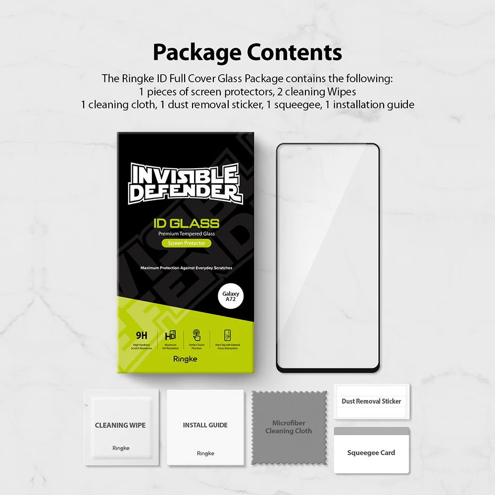 Galaxy A72 Screen Protector | Invisible Defender - Image 13