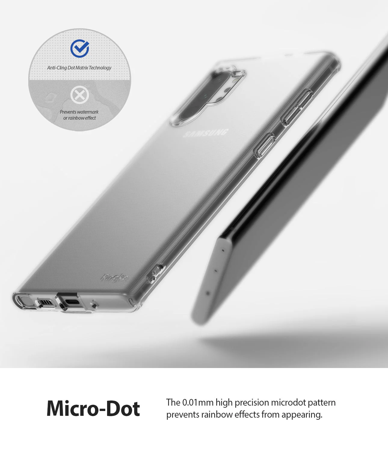 Galaxy Note 10 Plus Case | Air - Clear (Dot) - Image 5