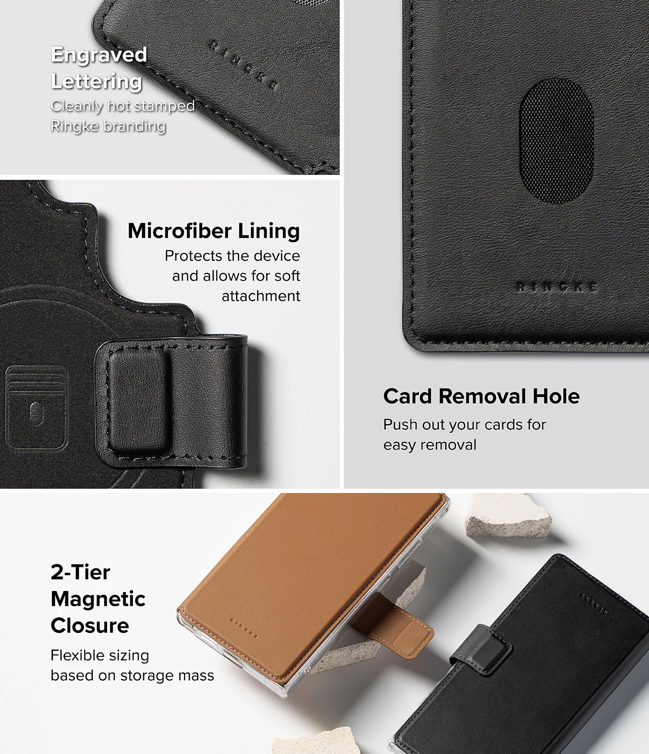 Galaxy S25 Ultra Cover | Folio Grip Wallet Magnetic - Image 11