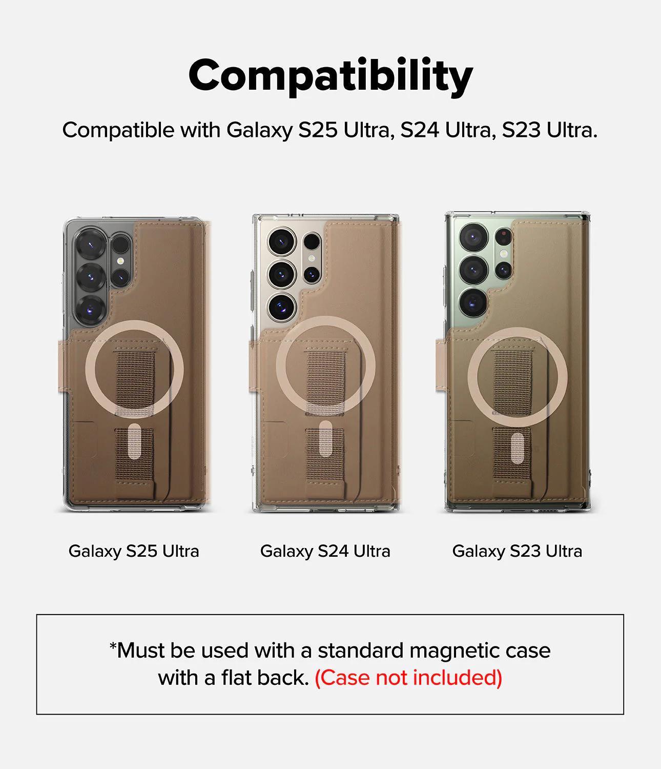 Galaxy S25 Ultra Cover | Folio Grip Wallet Magnetic - Image 26