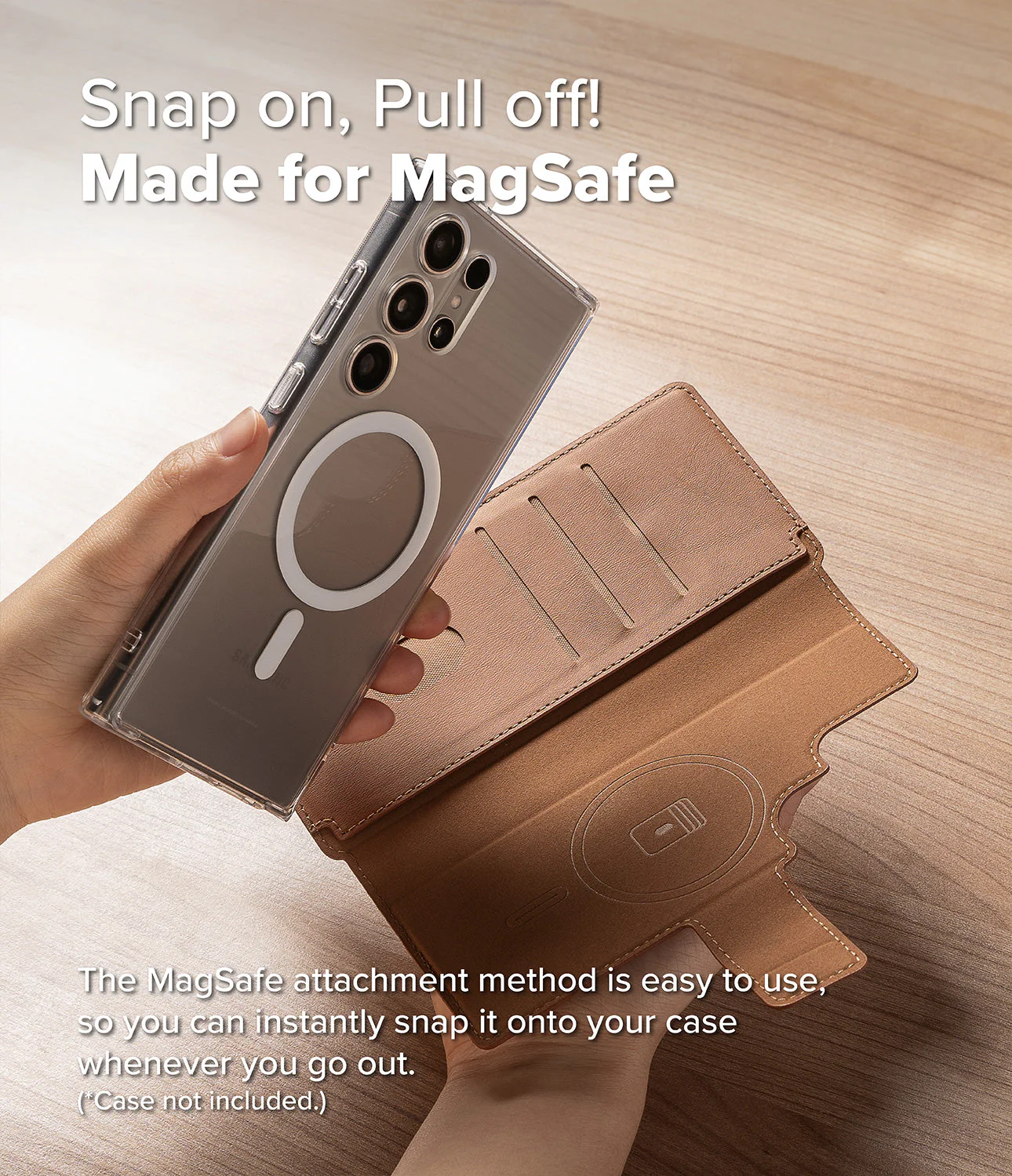 Galaxy S25 Ultra Cover | Folio Grip Wallet Magnetic - Image 29