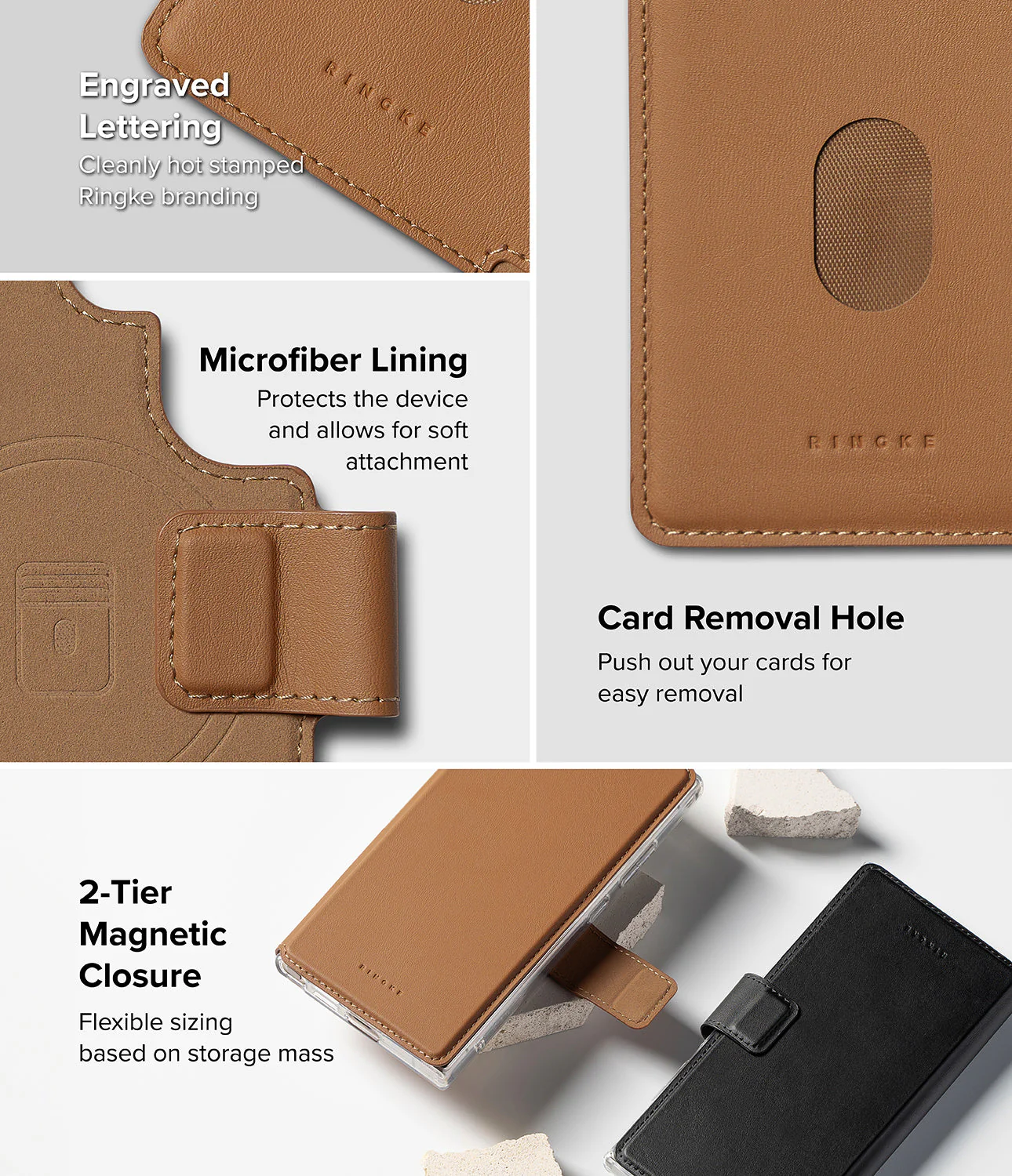 Galaxy S25 Ultra Cover | Folio Grip Wallet Magnetic - Image 32