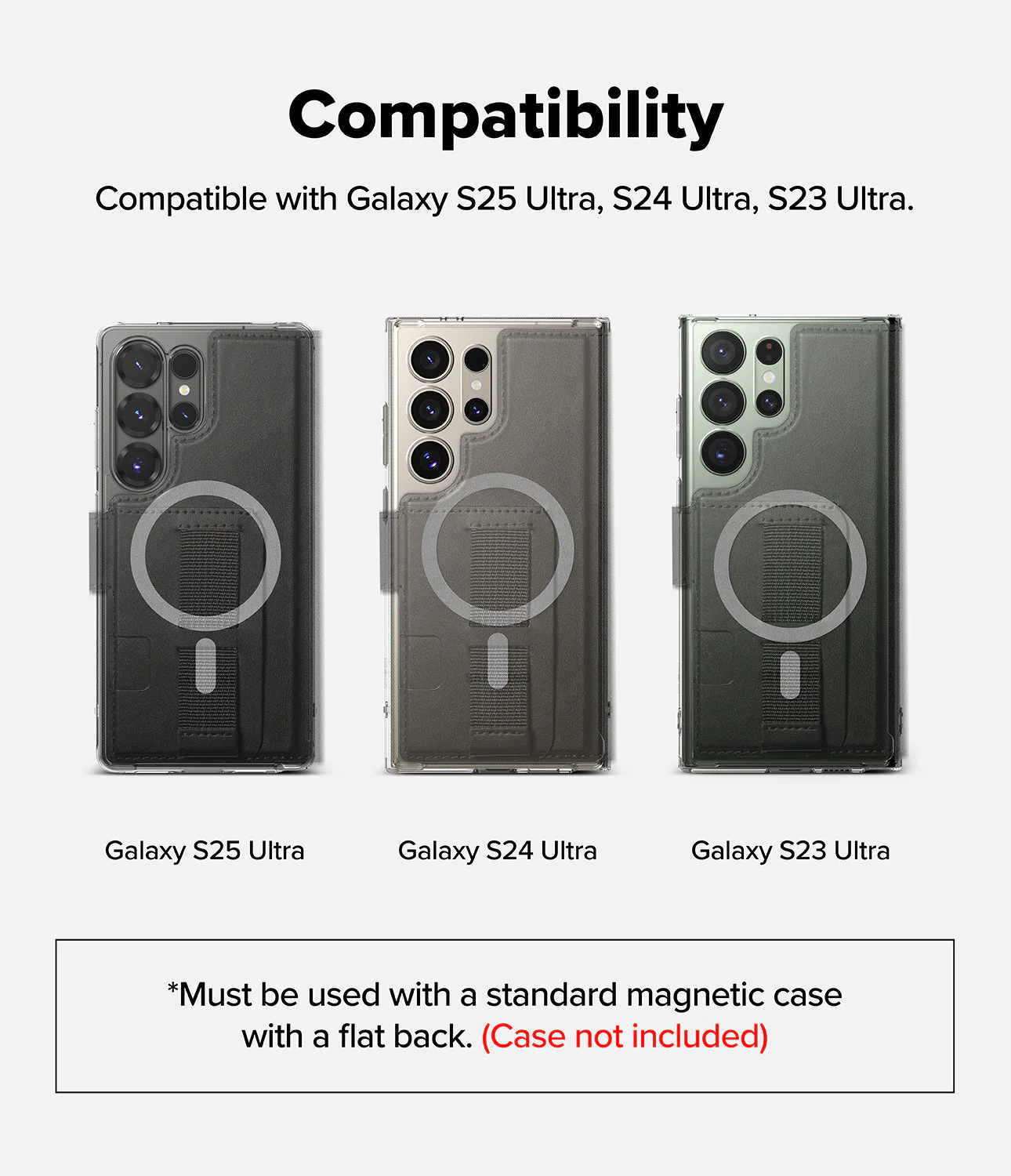 Galaxy S25 Ultra Cover | Folio Grip Wallet Magnetic - Image 5