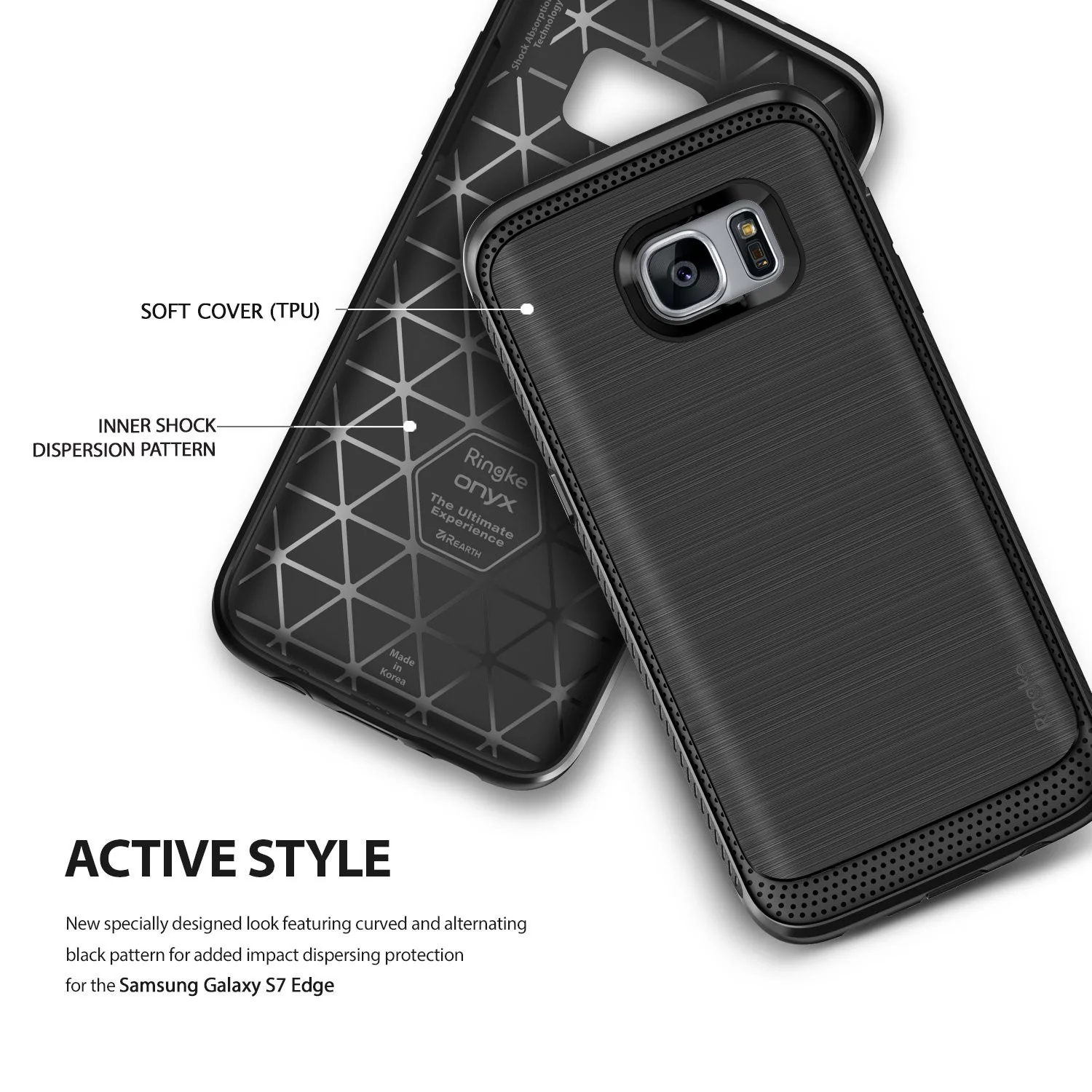 Galaxy S7 Edge Case | Onyx - Gray - Image 5