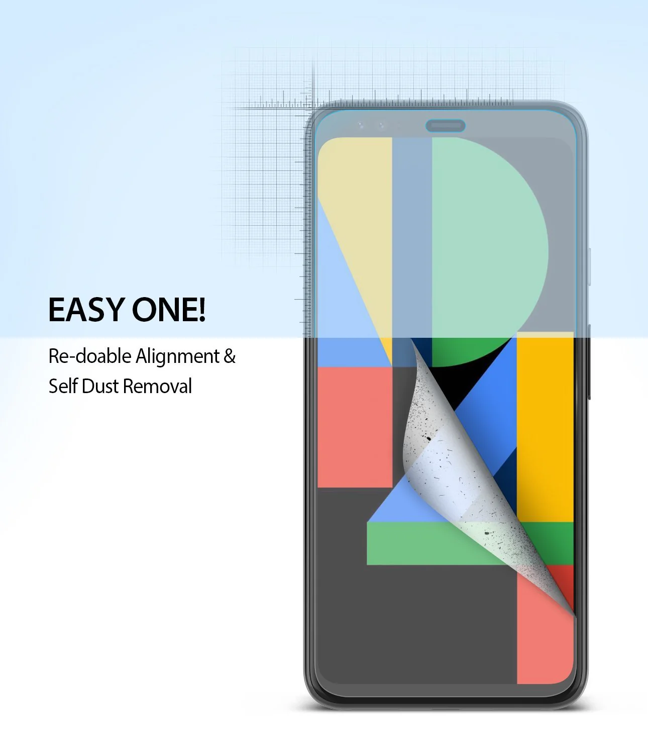 Google Pixel 4 XL Screen Protector | Dual Easy Film - Image 5