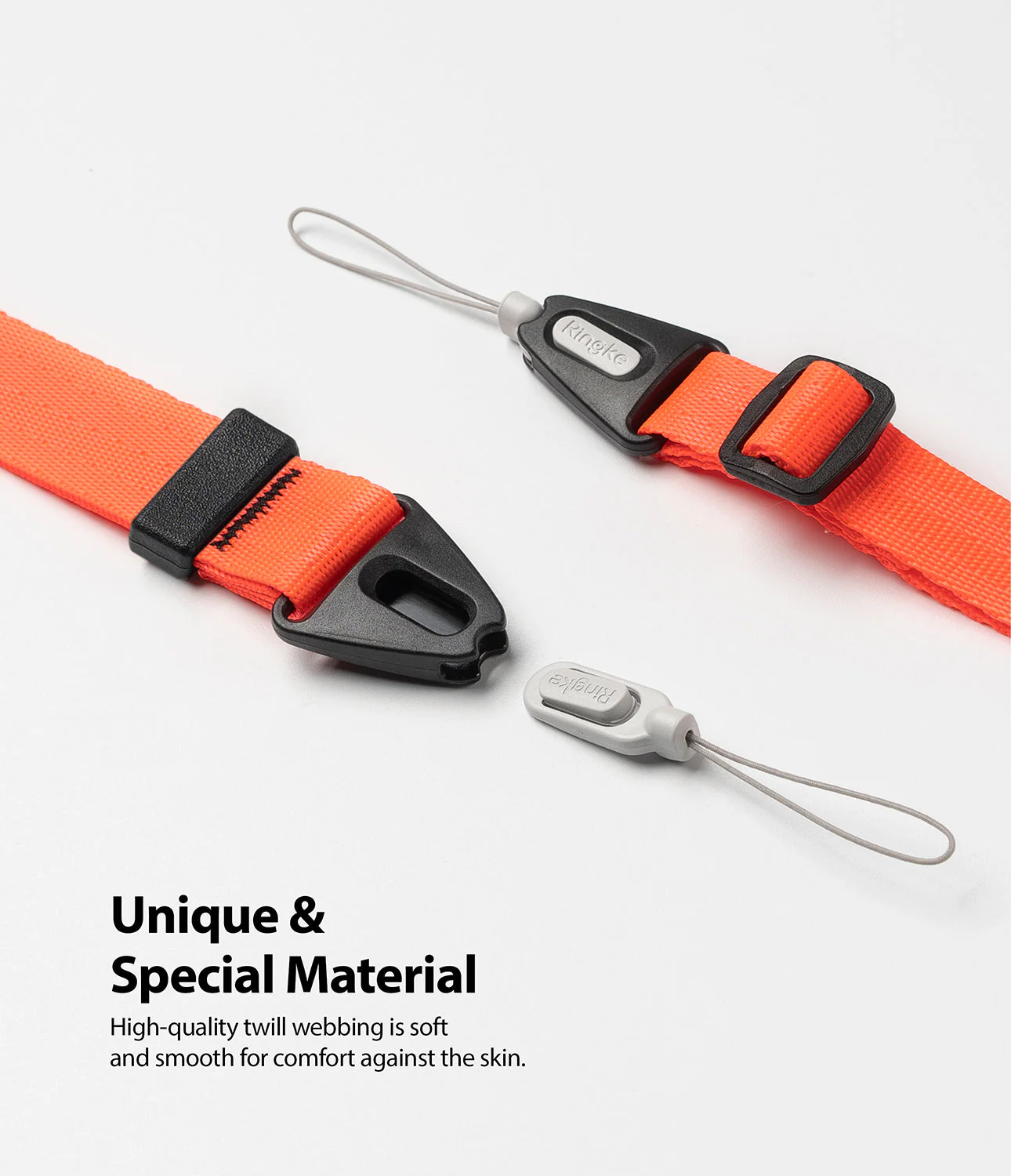 Hand Strap | Black / Neon Orange - Image 15