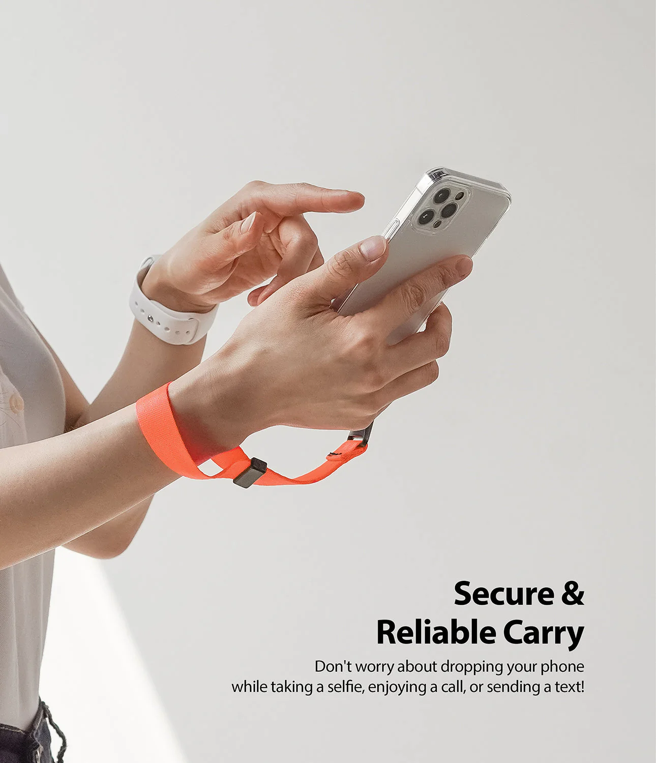Hand Strap | Black / Neon Orange - Image 16
