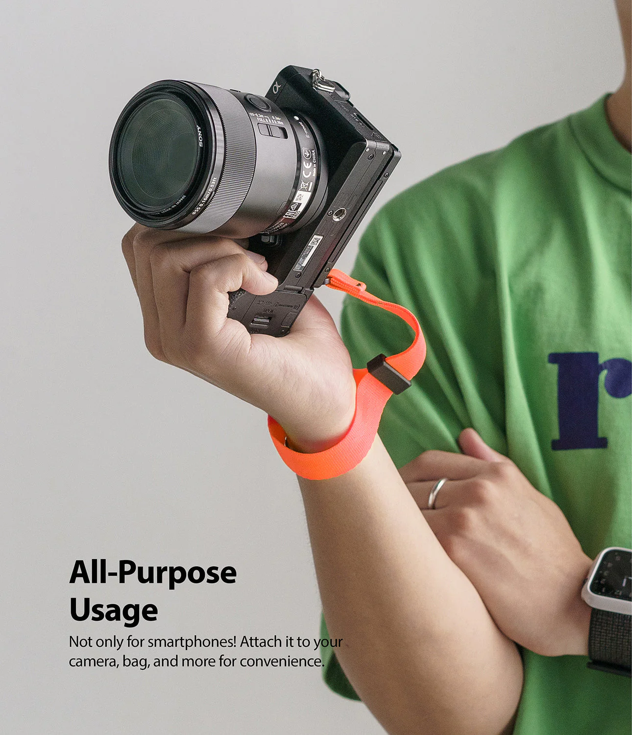 Hand Strap | Black / Neon Orange - Image 17