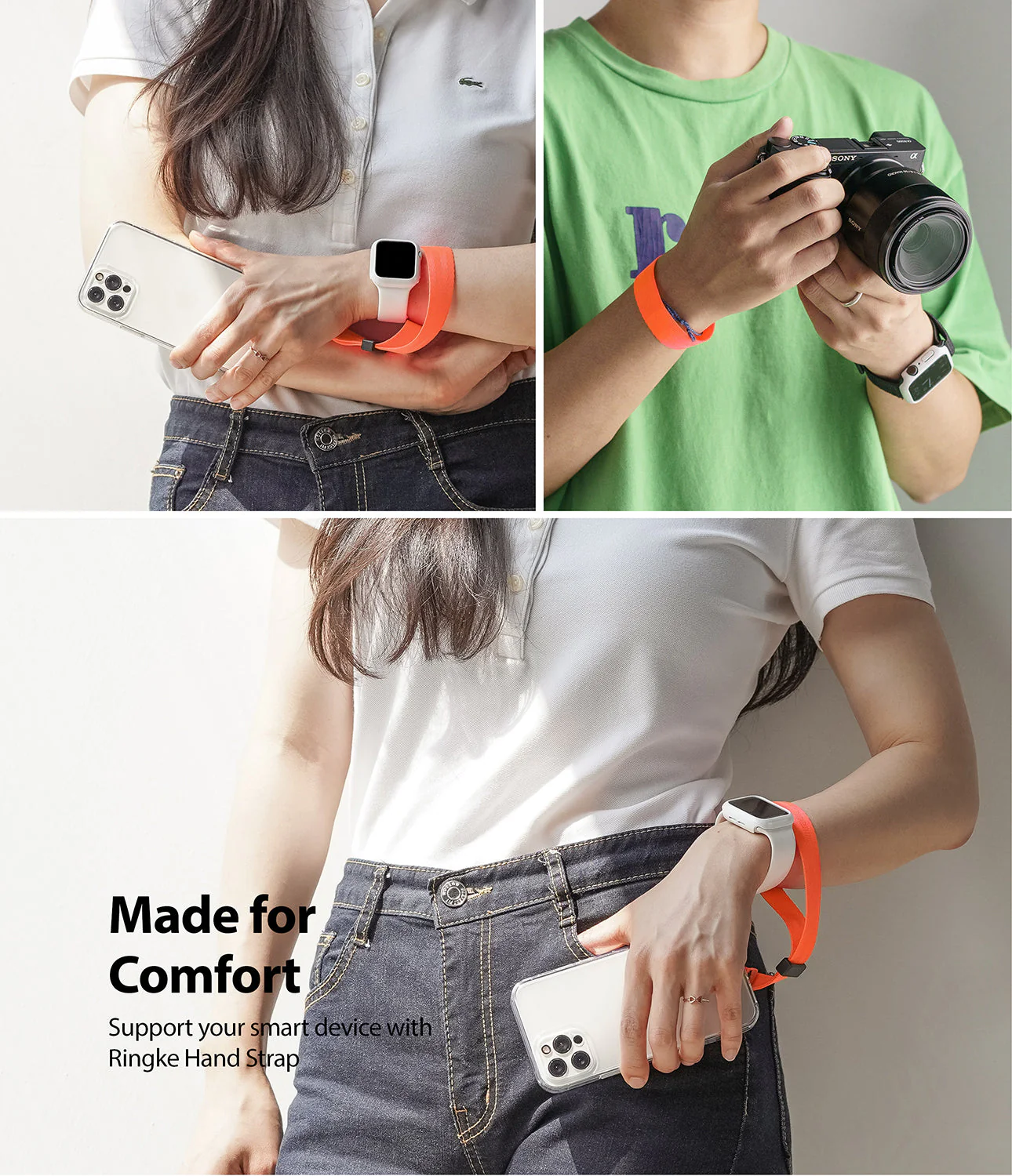 Hand Strap | Black / Neon Orange - Image 18