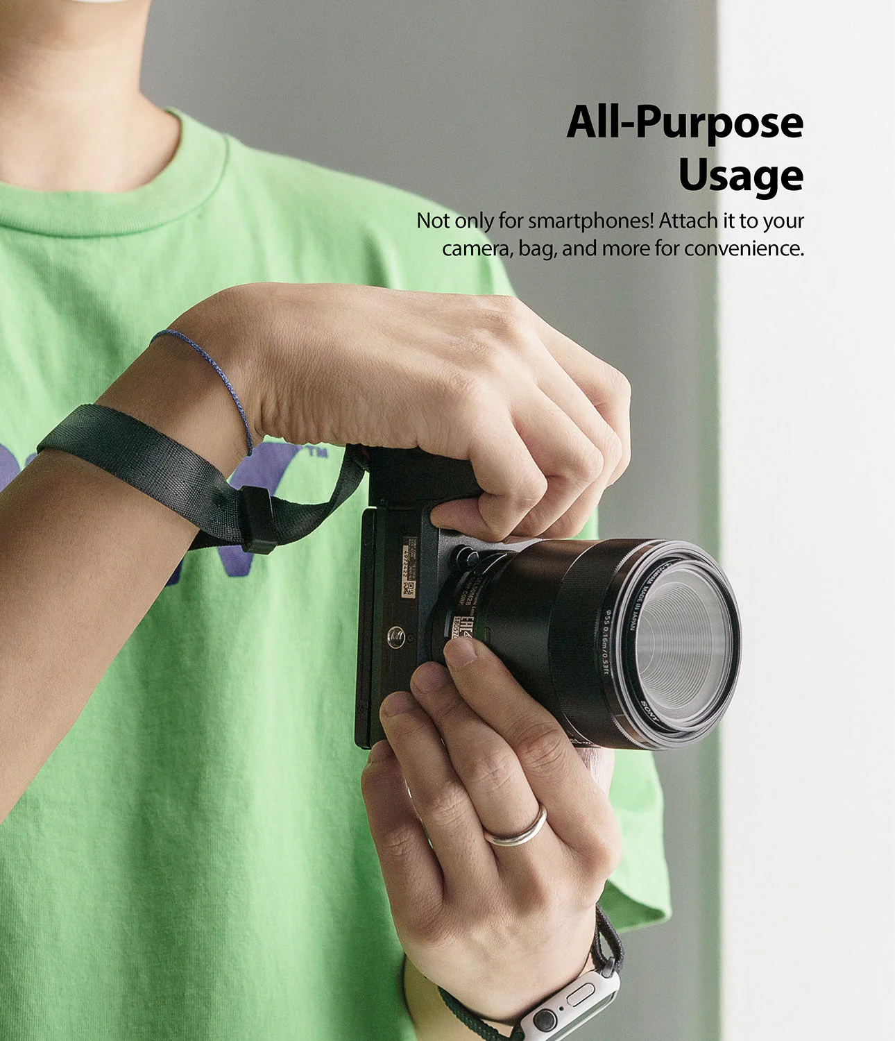 Hand Strap | Black / Neon Orange - Image 7