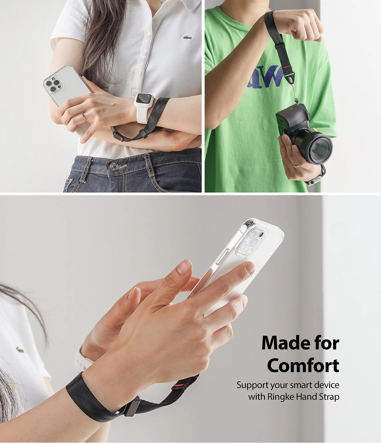 Hand Strap | Black / Neon Orange - Image 8