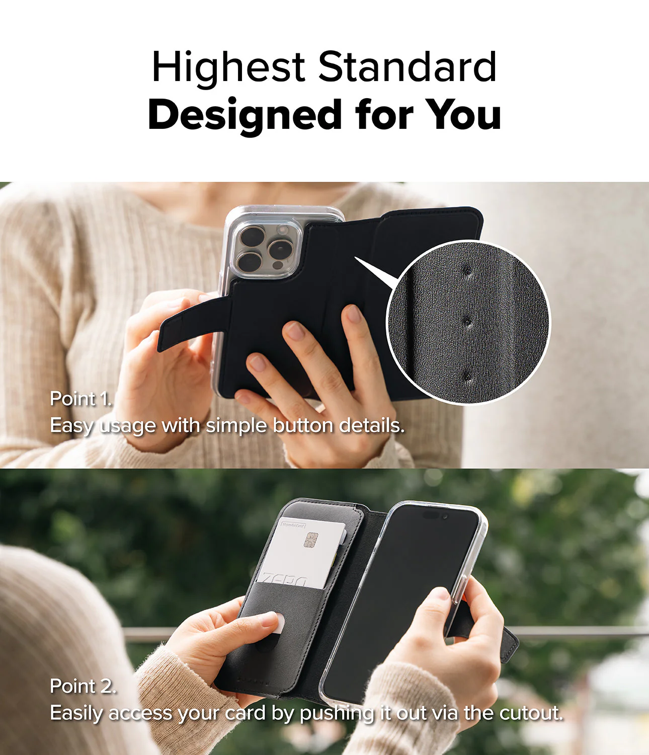 iPhone & Pro MagSafe Cover | Folio Wallet Magnetic - Image 11