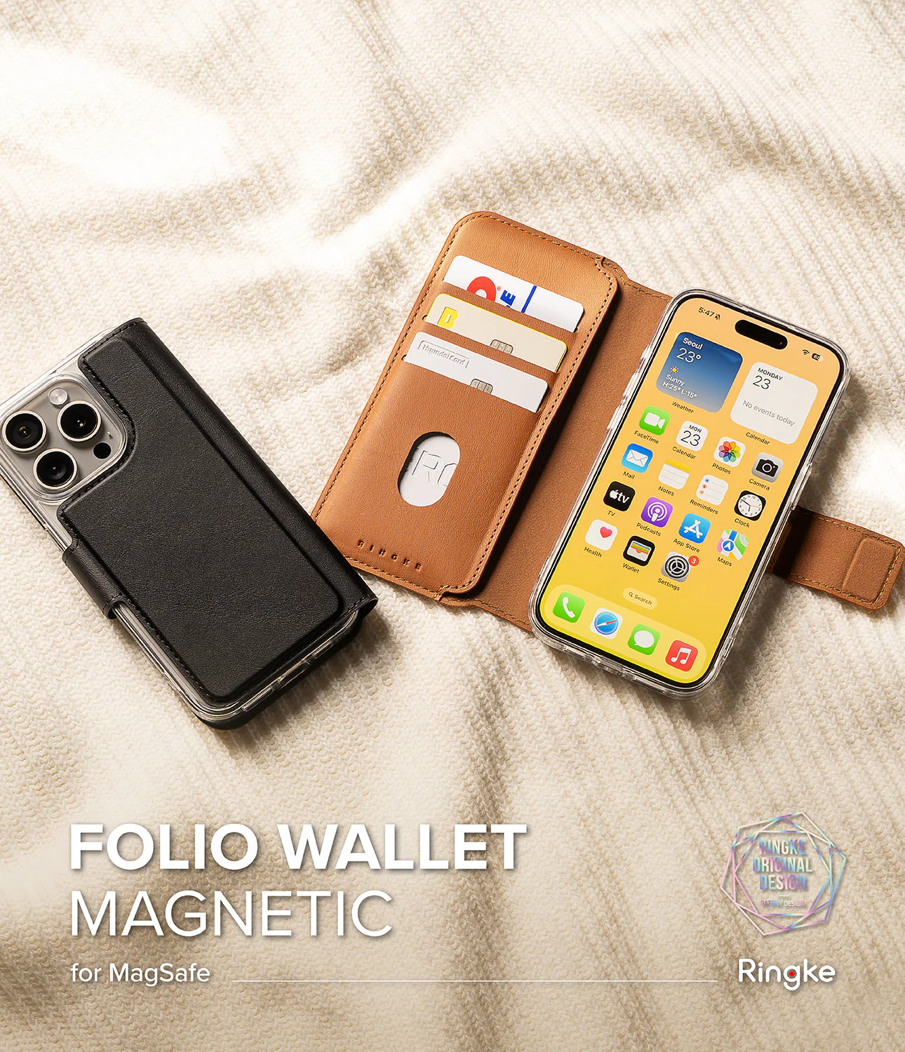 iPhone & Pro MagSafe Cover | Folio Wallet Magnetic - Image 4