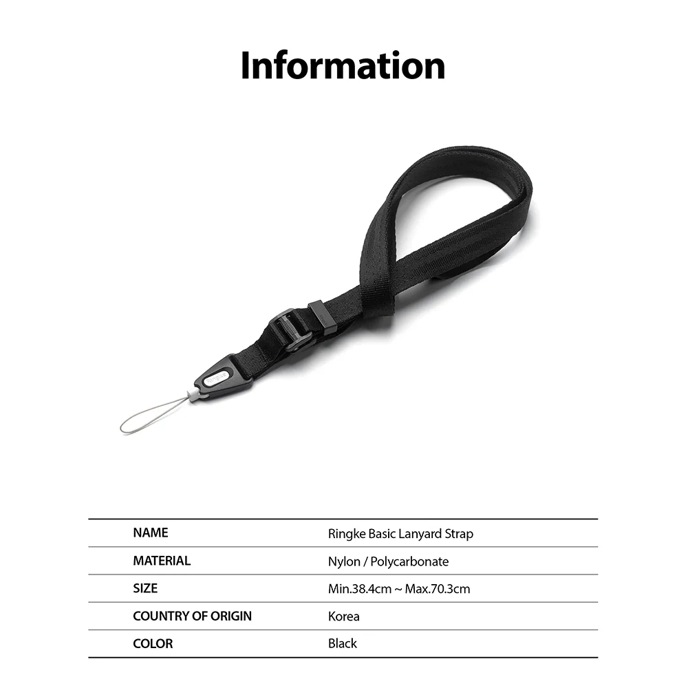 Lanyard Strap | Black - Image 9