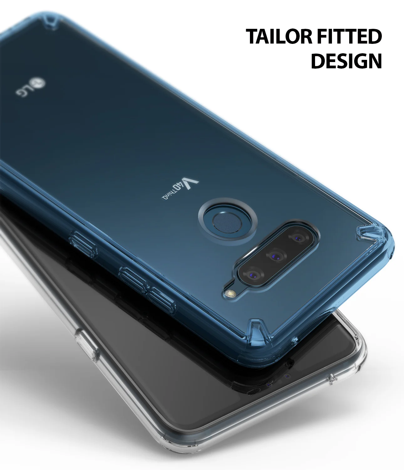 LG V40 ThinQ Case | Fusion - Aqua Blue - Image 4