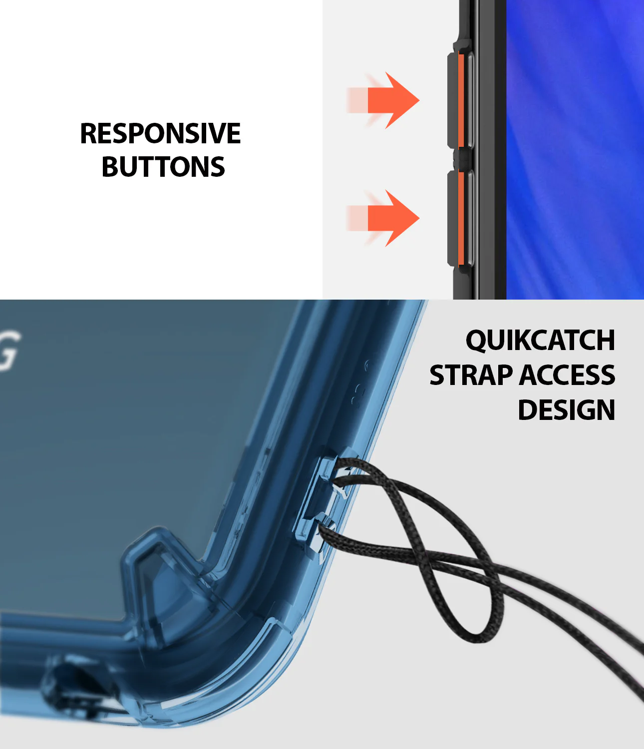 LG V40 ThinQ Case | Fusion - Aqua Blue - Image 6