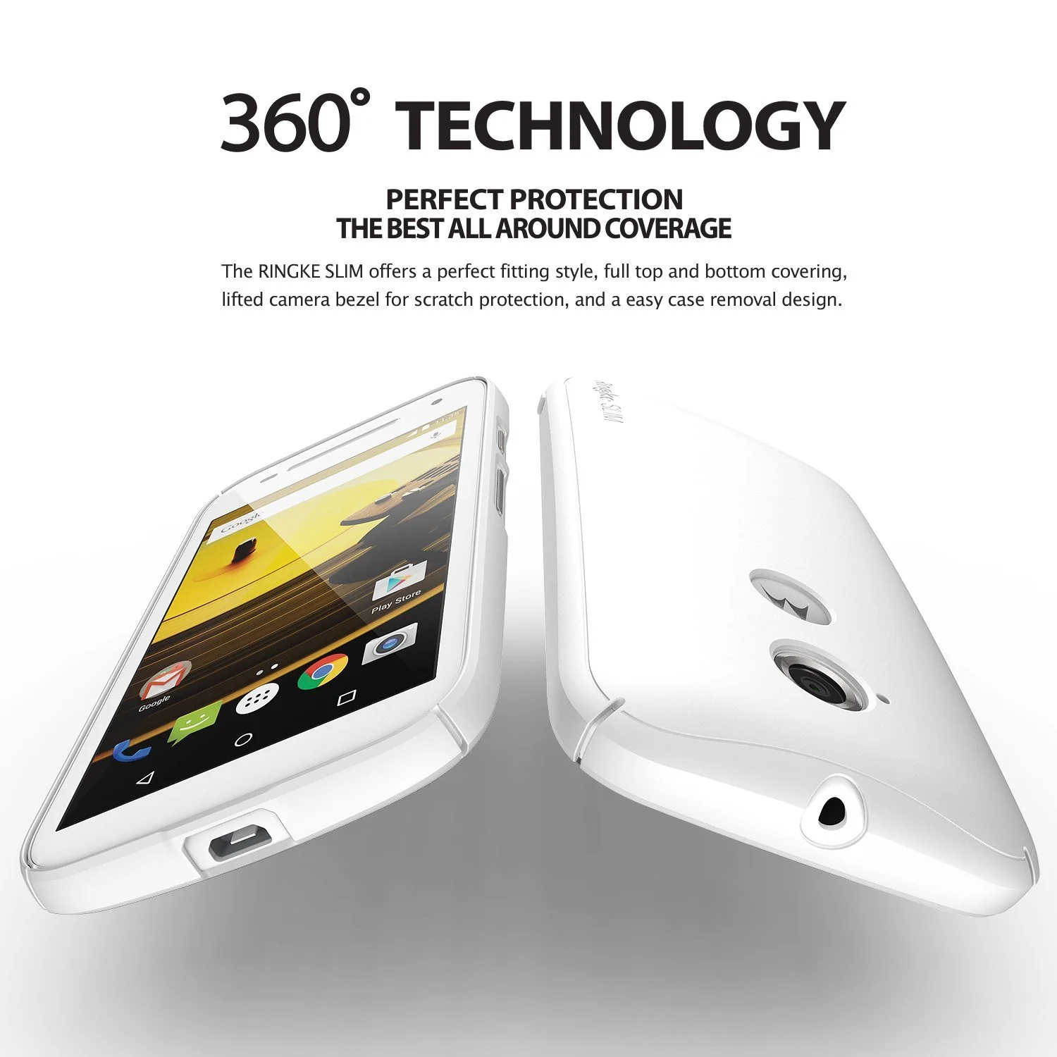 Moto E 2015 (2nd Gen.) Case | Slim - Black - Image 4