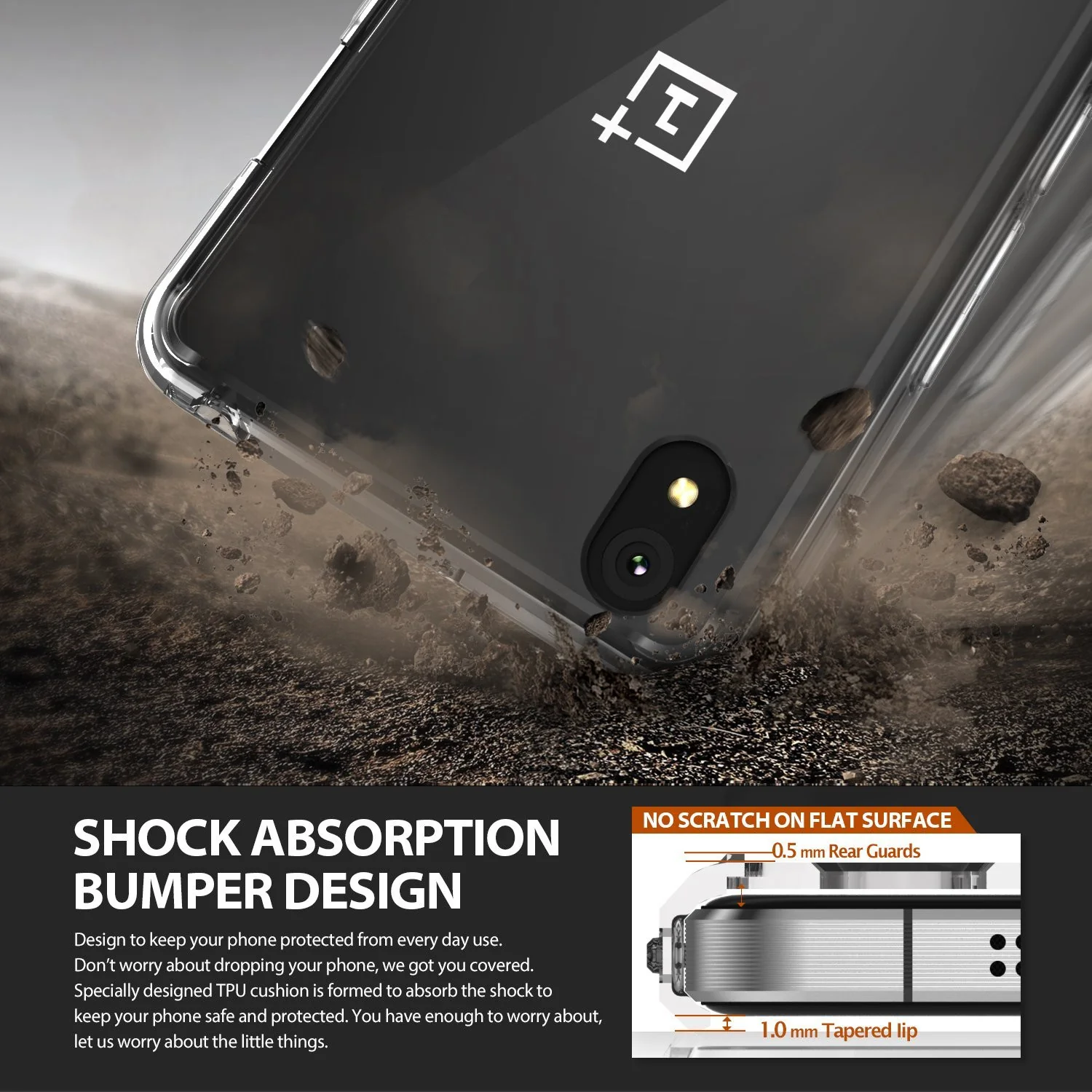 OnePlus X Case | Fusion - Smoke Black - Image 5