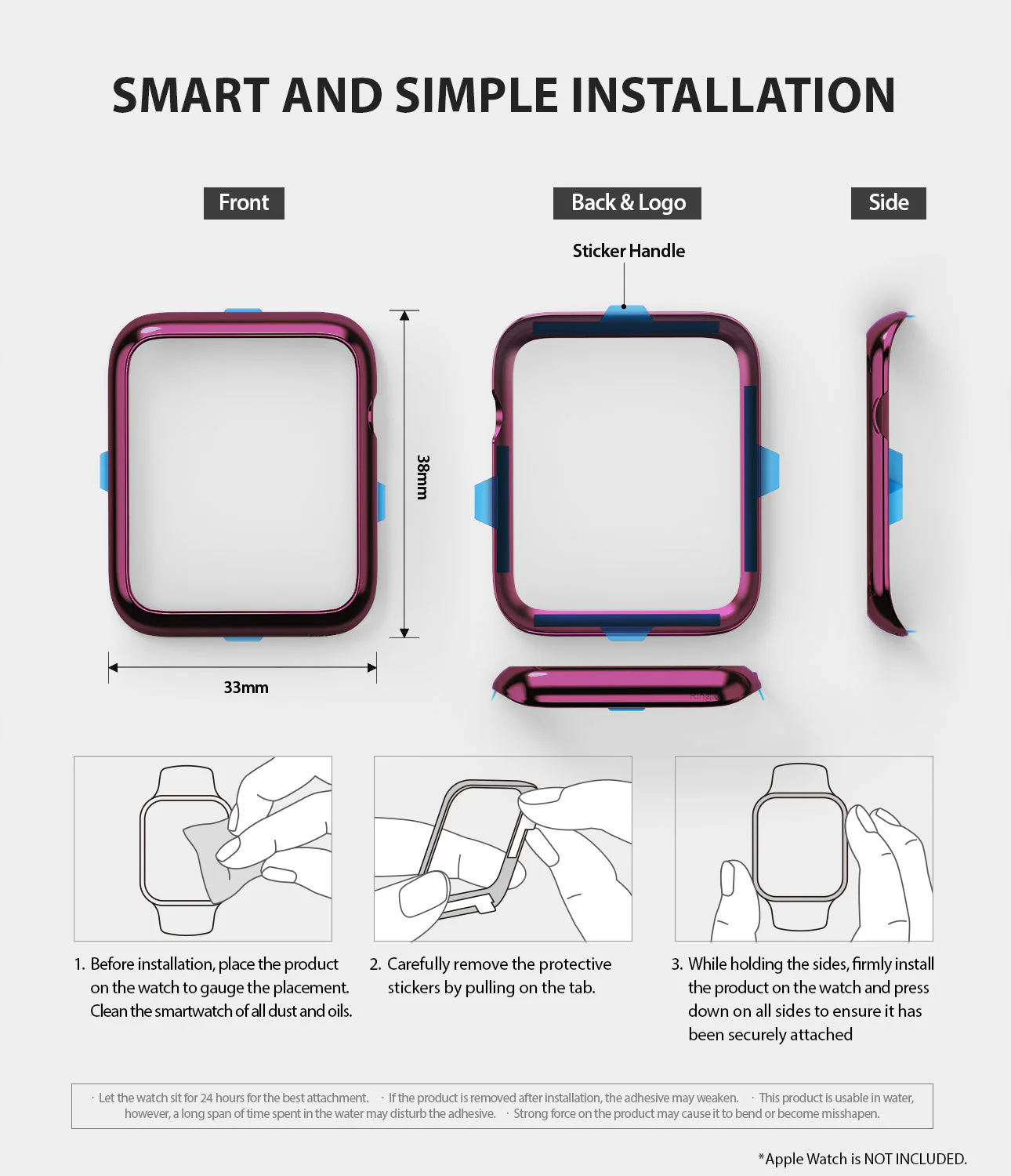 Apple Watch Series 3 / 2 / 1 (38mm) | Bezel Styling - Image 104