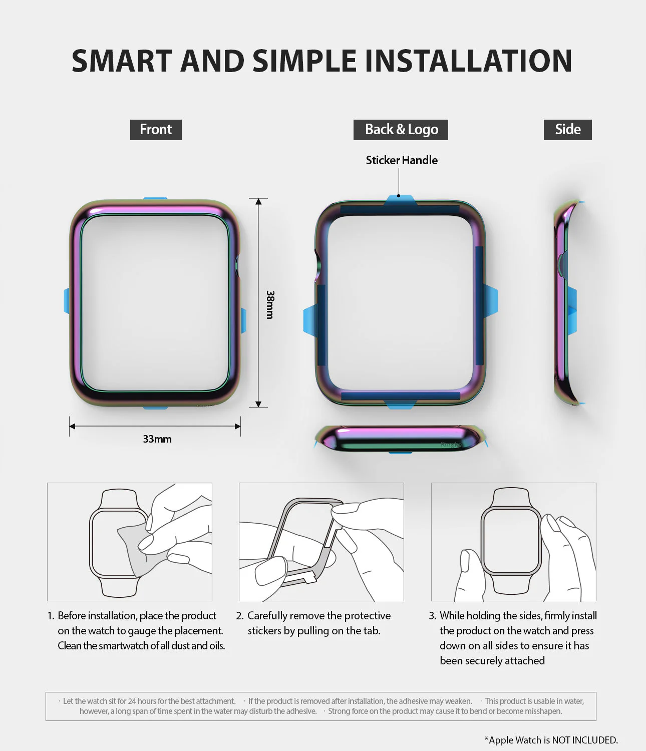 Apple Watch Series 3 / 2 / 1 (38mm) | Bezel Styling - Image 117