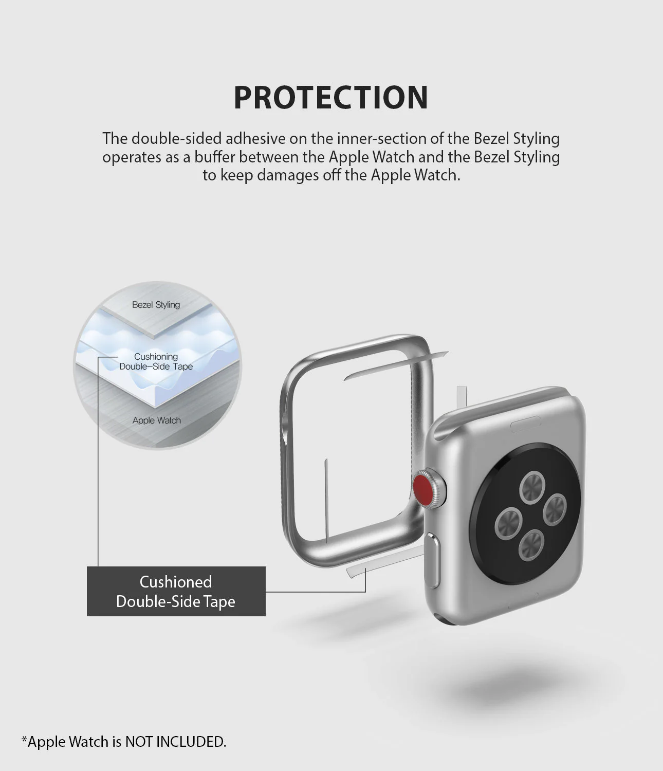 Apple Watch Series 3 / 2 / 1 (38mm) | Premium Bezel Styling O - Image 4