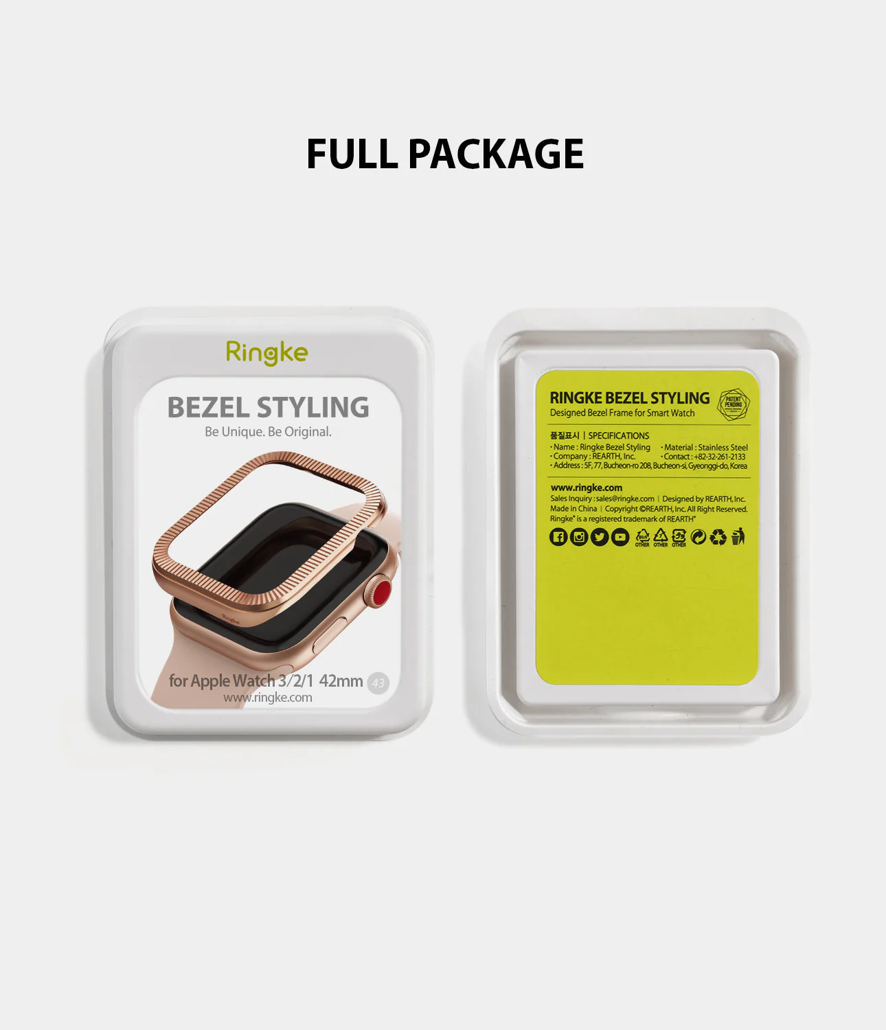 Apple Watch Series 3 / 2 / 1 (42mm) | Premium Bezel Styling O - Image 21
