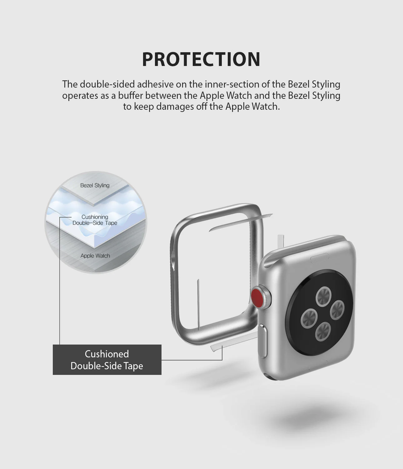 Apple Watch Series 3 / 2 / 1 (42mm) | Premium Bezel Styling O - Image 3