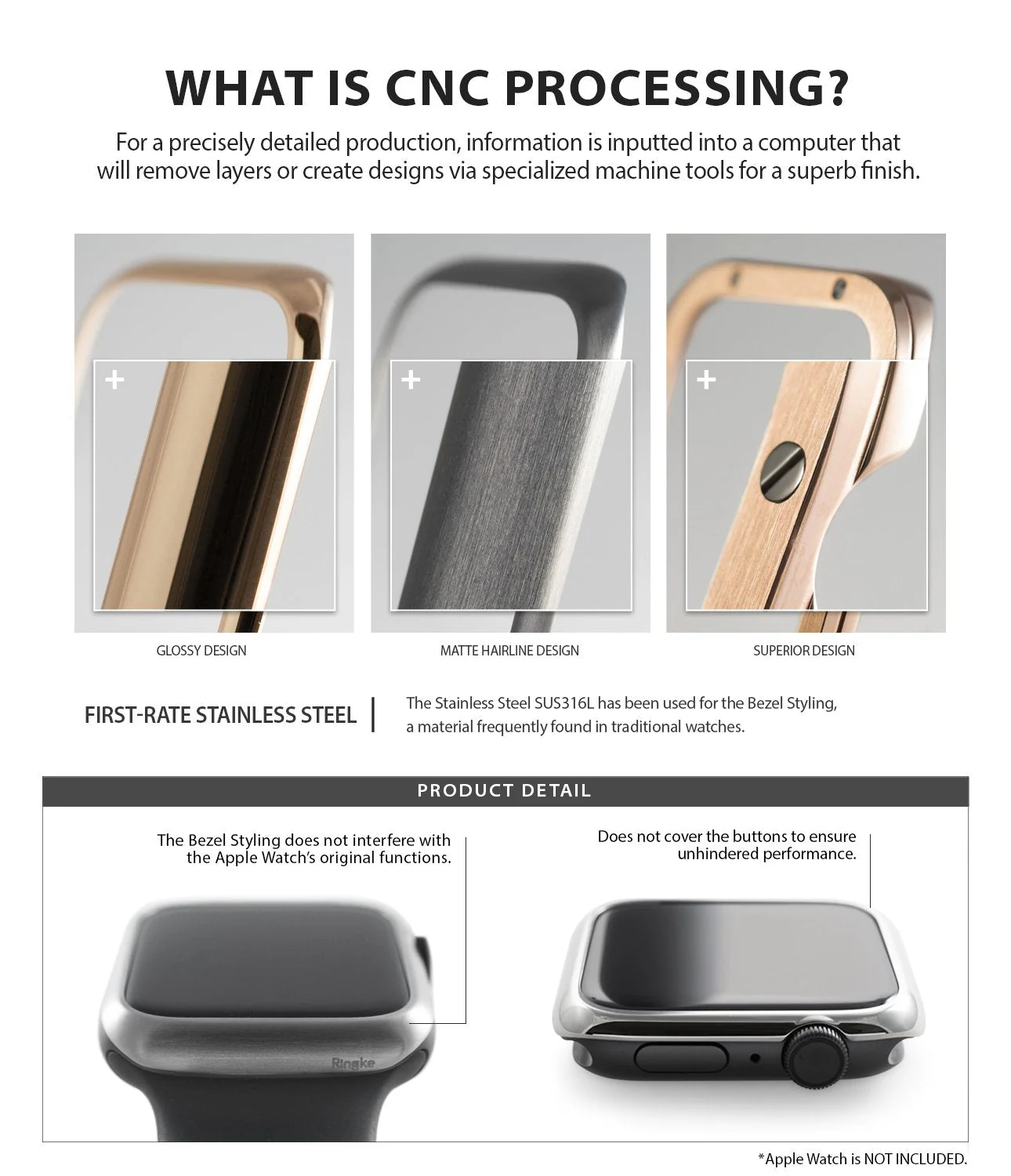 Apple Watch Series 6 / 5 / 4 / SE (40mm) | Bezel Styling - Image 46