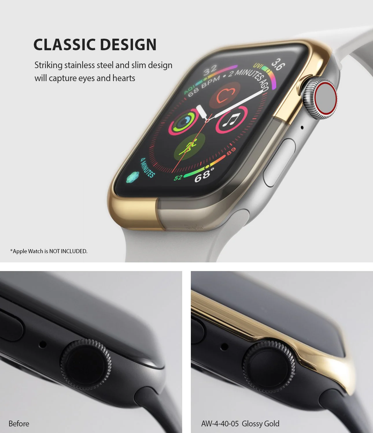 Apple Watch Series 6 / 5 / 4 / SE (40mm) | Bezel Styling - Image 57