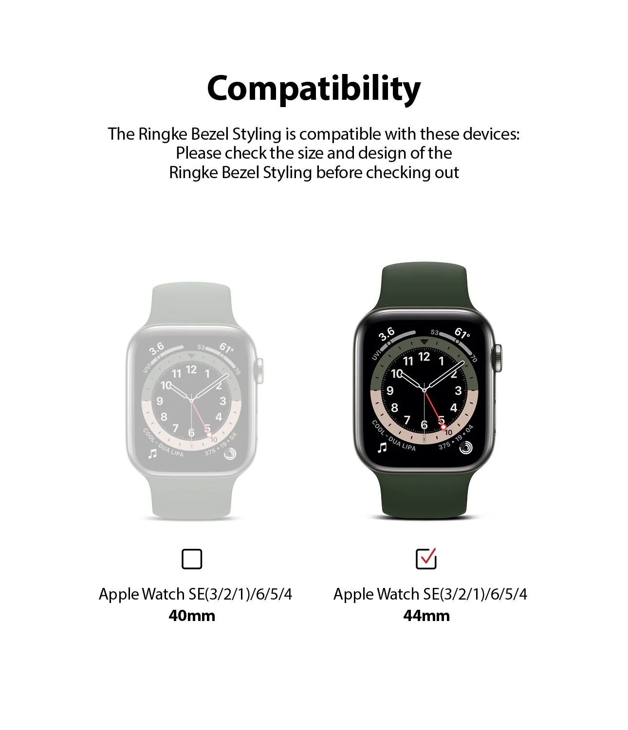 Apple Watch Series 6 / 5 / 4 / SE (44mm) | Bezel Styling - Image 156