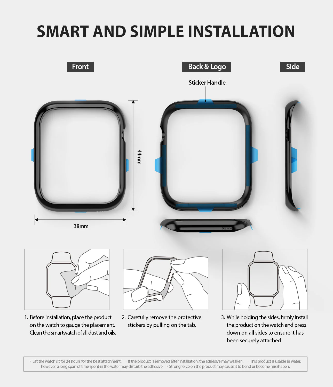 Apple Watch Series 6 / 5 / 4 / SE (44mm) | Bezel Styling - Image 38
