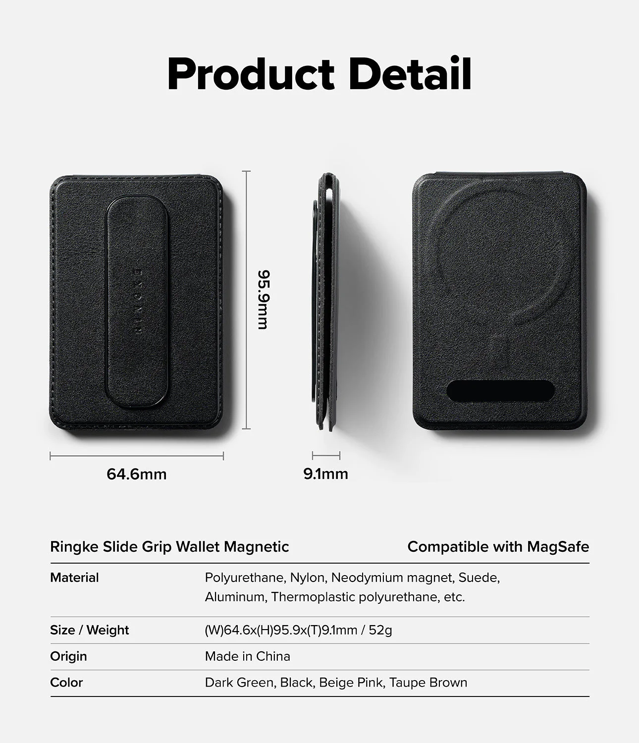 Card Holder | Slide Grip Wallet Magnetic - Image 12