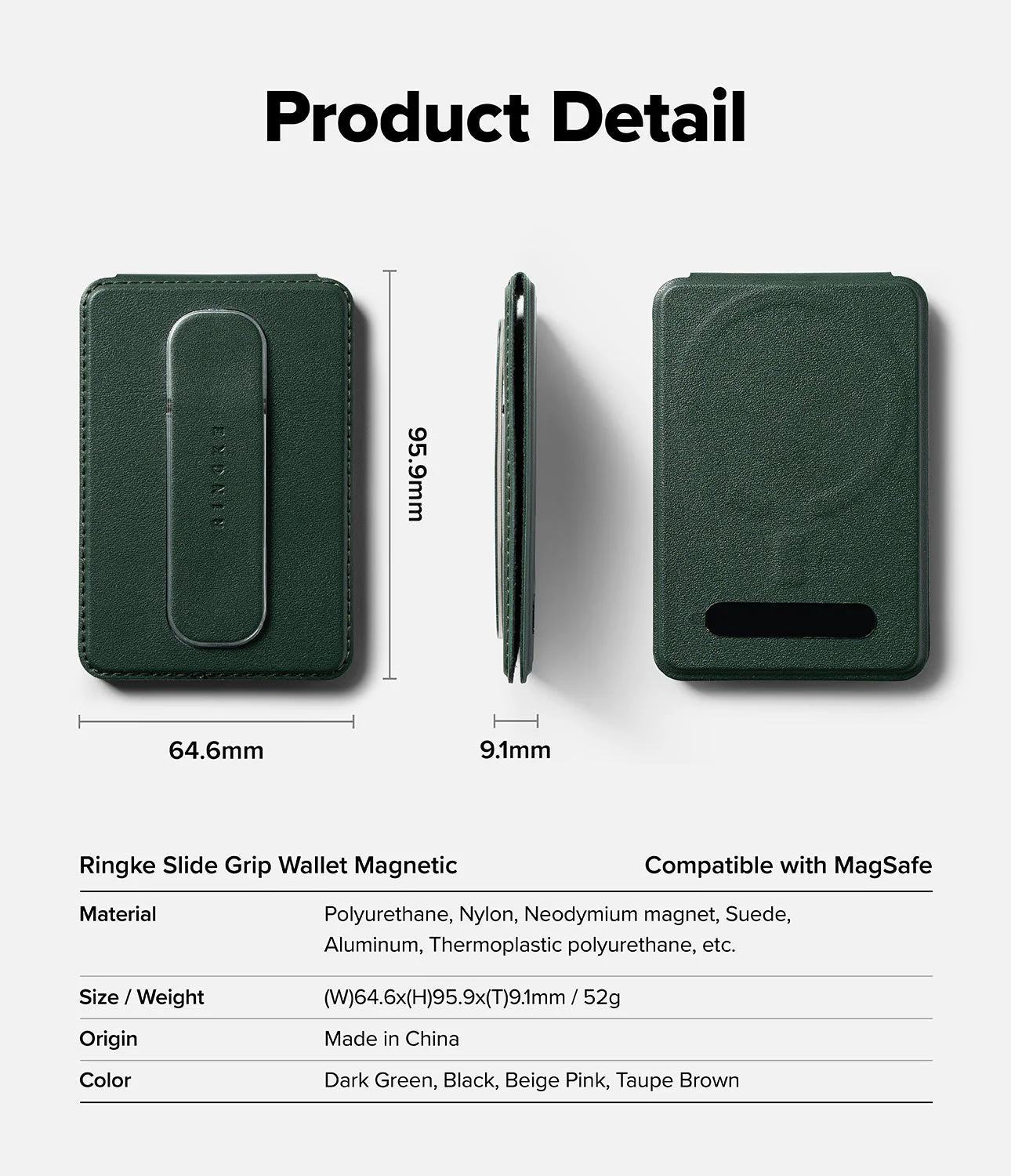 Card Holder | Slide Grip Wallet Magnetic - Image 38