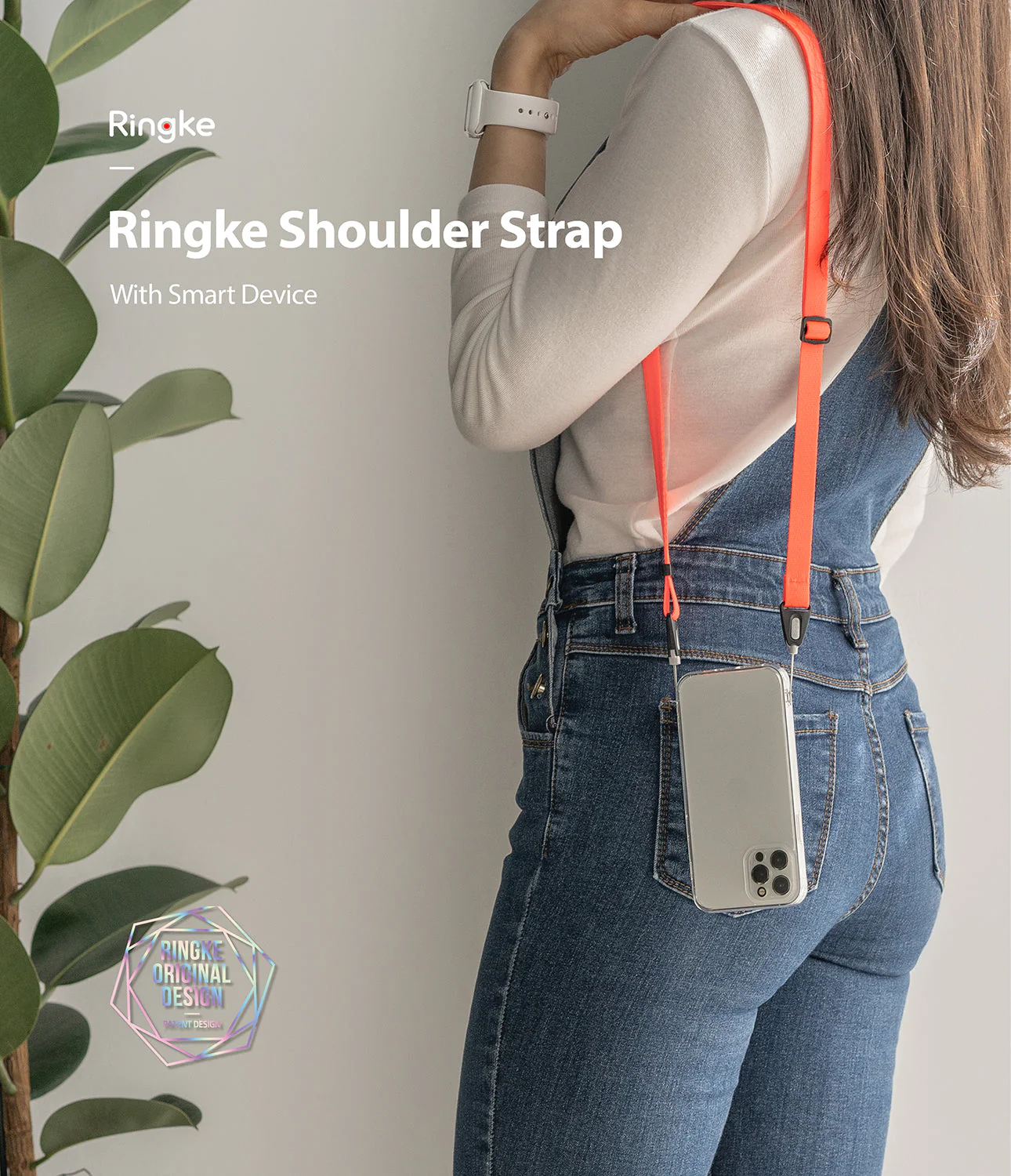 Shoulder Strap | Black / Neon Orange - Image 15