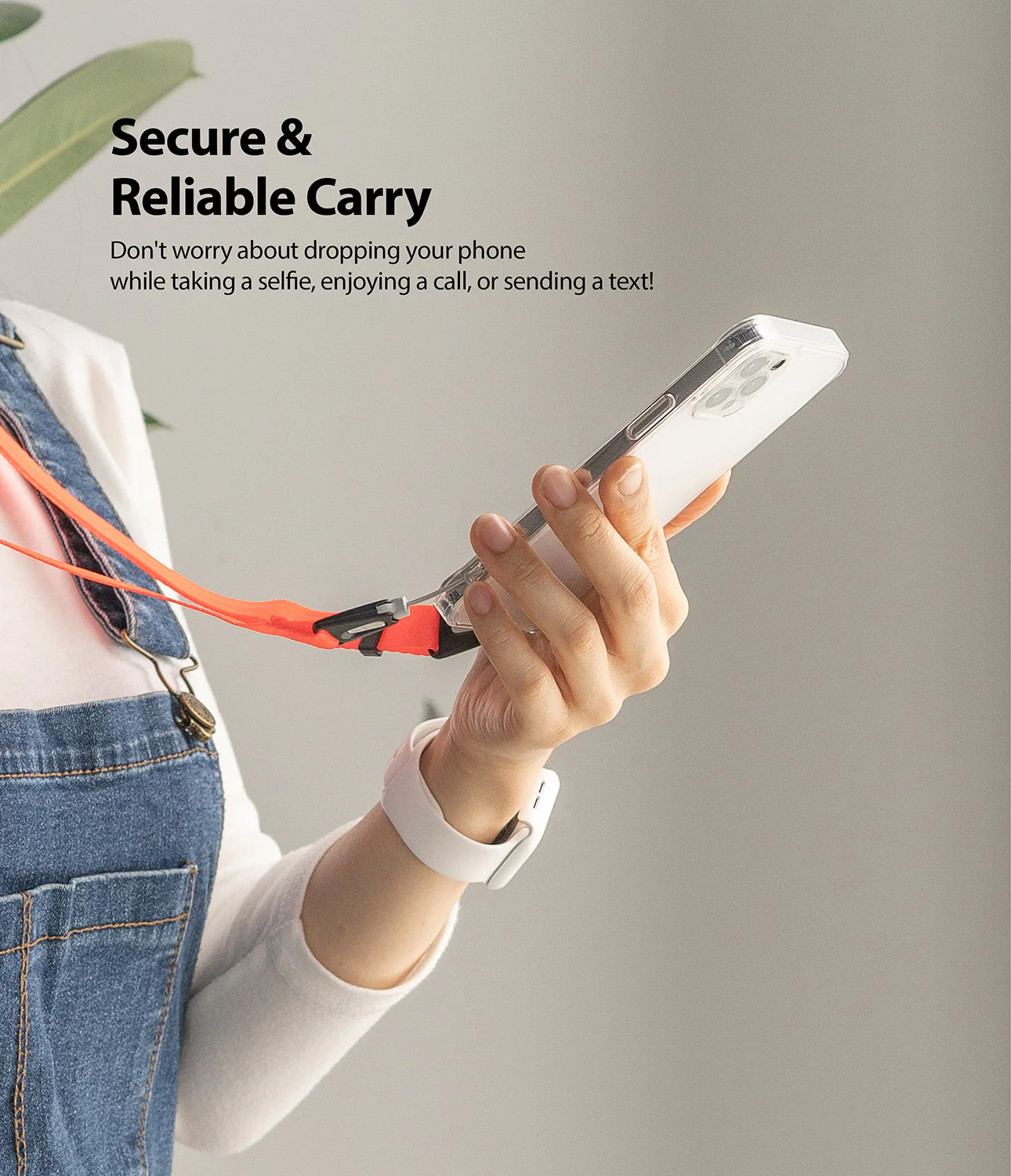 Shoulder Strap | Black / Neon Orange - Image 18