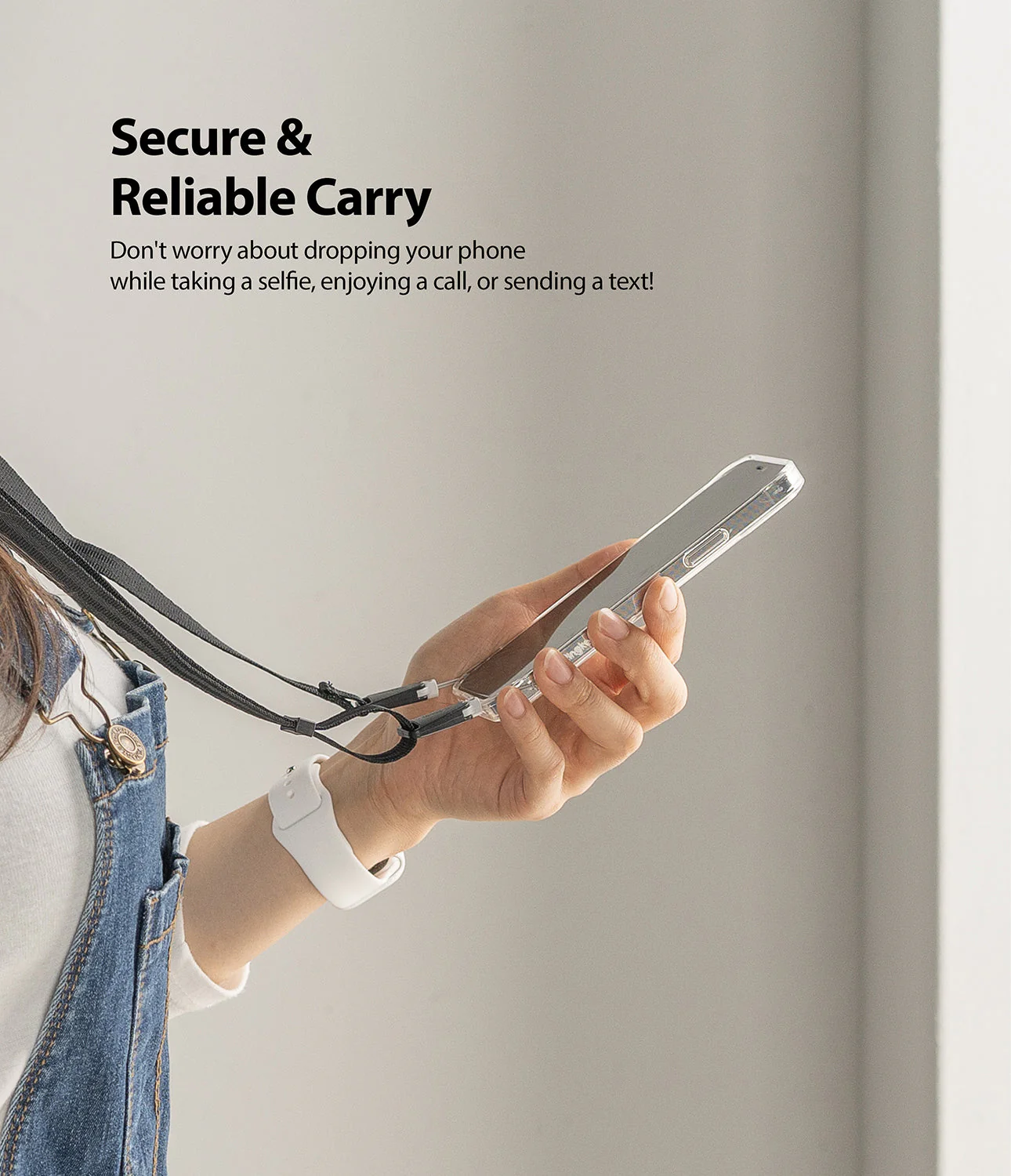 Shoulder Strap | Black / Neon Orange - Image 7