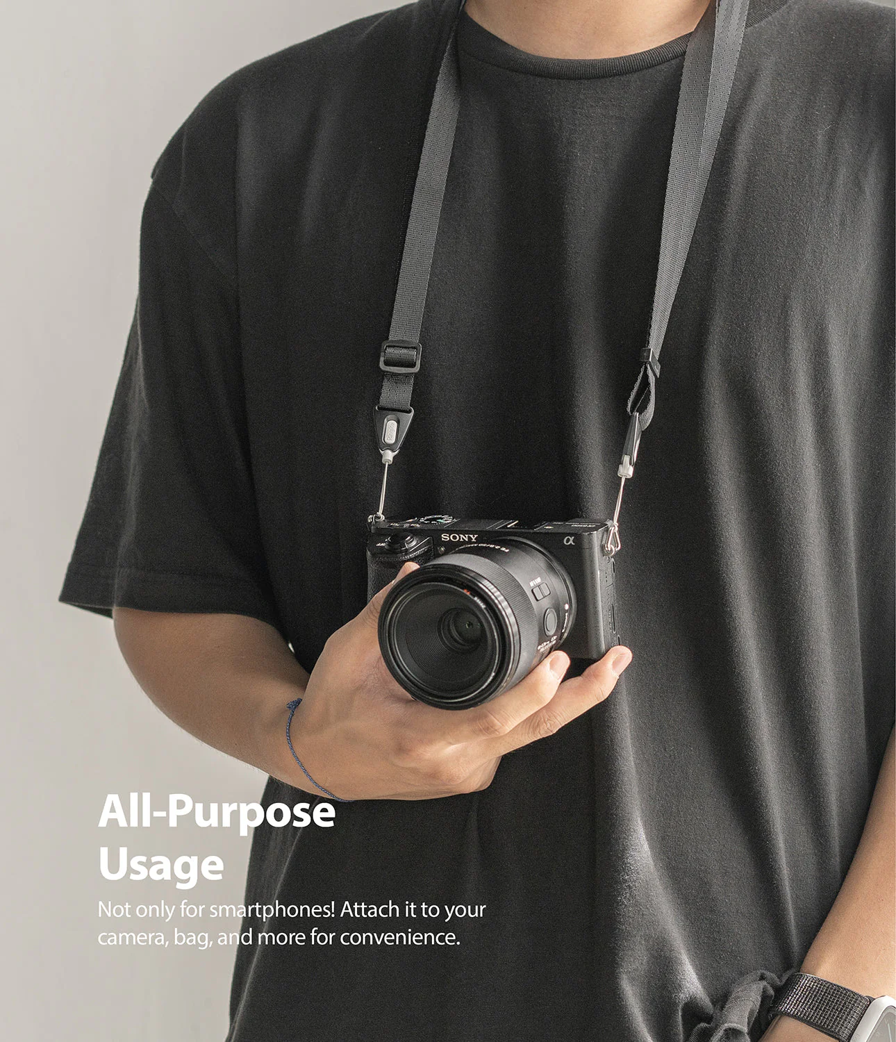 Shoulder Strap | Black / Neon Orange - Image 8